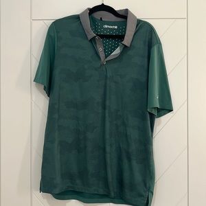 Golf Shirt/Polo - Size Large - Climachill - green camo